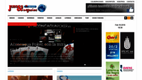 What Juegosynegocios.com website looked like in 2019 (5 years ago)