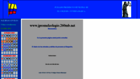 What Jpromelcolegio.260mb.net website looked like in 2019 (5 years ago)