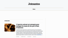 What Jotesantos.com website looked like in 2019 (5 years ago)