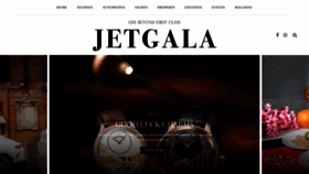 What Jetgala.com website looked like in 2019 (6 years ago)