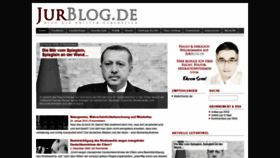 What Jurblog.de website looked like in 2019 (5 years ago)