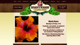 What Jensennursery.com website looked like in 2019 (5 years ago)