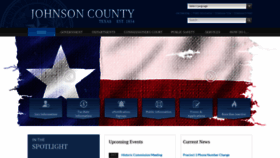 What Johnsoncountytx.org website looked like in 2019 (5 years ago)