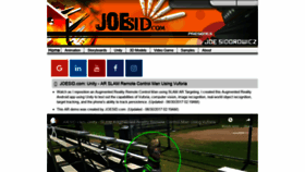 What Joesid.com website looked like in 2019 (5 years ago)