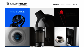What Joaquinherlein.com website looked like in 2019 (5 years ago)