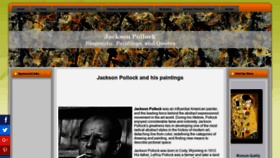 What Jackson-pollock.org website looked like in 2019 (5 years ago)