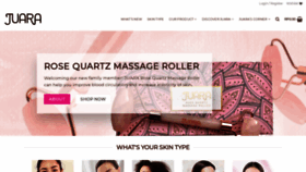 What Juarabeauty.com website looked like in 2019 (5 years ago)