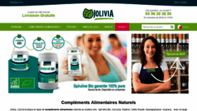 What Jolivia.fr website looked like in 2019 (5 years ago)