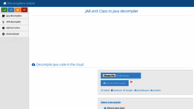 What Javadecompilers.com website looked like in 2019 (4 years ago)