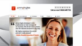 What Jonnyjingles.com.au website looked like in 2019 (5 years ago)