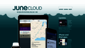 What Junecloud.com website looked like in 2019 (5 years ago)