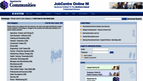 What Jobcentreonline.com website looked like in 2019 (5 years ago)