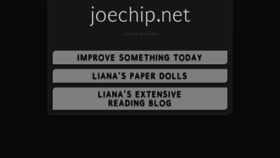 What Joechip.net website looked like in 2019 (5 years ago)