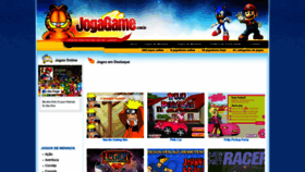 What Jogagame.com.br website looked like in 2019 (5 years ago)