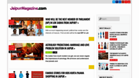 What Jaipurmagazine.com website looked like in 2019 (4 years ago)