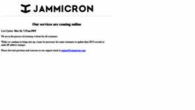 What Jammicron.com website looked like in 2019 (5 years ago)