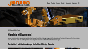 What Jensen-greiftechnik.de website looked like in 2019 (4 years ago)