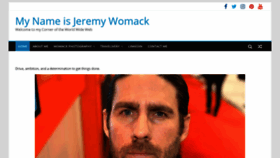 What Jeremywomack.com website looked like in 2019 (4 years ago)