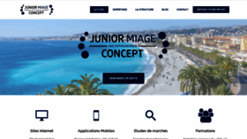 What Juniormiageconcept.com website looked like in 2019 (4 years ago)