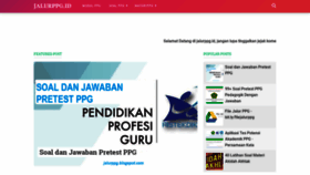What Jalurppg.id website looked like in 2019 (4 years ago)