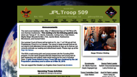 What Jpltroop509.org website looked like in 2019 (4 years ago)