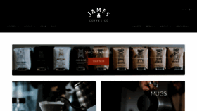 What Jamescoffeeco.com website looked like in 2019 (4 years ago)