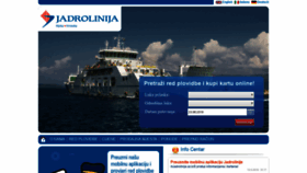 What Jadrolinija.hr website looked like in 2019 (4 years ago)