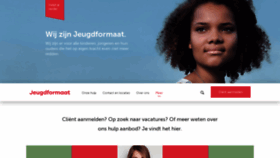 What Jeugdformaat.nl website looked like in 2019 (4 years ago)