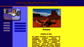 What Jazykynanetu.cz website looked like in 2019 (4 years ago)