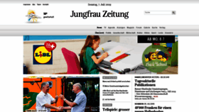 What Jungfrauzeitung.ch website looked like in 2019 (4 years ago)
