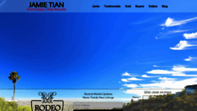What Jamietian.com website looked like in 2019 (4 years ago)