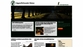 What Jagareforbundetskane.se website looked like in 2019 (4 years ago)