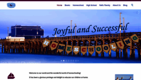 What Joyfulandsuccessfulhomeschooling.com website looked like in 2019 (4 years ago)