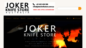 What Jokerknifestore.com.au website looked like in 2019 (4 years ago)