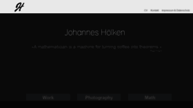 What Johoelken.de website looked like in 2019 (4 years ago)