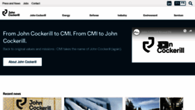 What Johncockerill.com website looked like in 2019 (4 years ago)