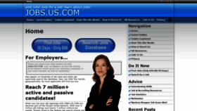 What Jobs.us.com website looked like in 2019 (4 years ago)