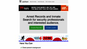 What Jailalert.com website looked like in 2019 (4 years ago)