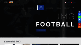 What Jmgfootball.com website looked like in 2019 (4 years ago)