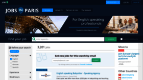 What Jobsinparis.fr website looked like in 2019 (4 years ago)
