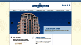 What Judiciallearningcenter.org website looked like in 2019 (4 years ago)