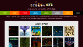 What Juegos678.com website looked like in 2019 (4 years ago)
