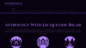 What Jacquelinebigar.com website looked like in 2019 (4 years ago)