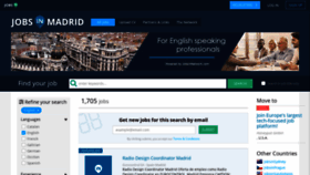 What Jobsinmadrid.es website looked like in 2019 (4 years ago)