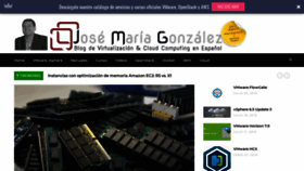 What Josemariagonzalez.es website looked like in 2019 (4 years ago)