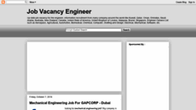 What Job-engineers.blogspot.com website looked like in 2019 (4 years ago)