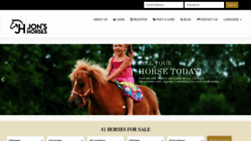 What Jonshorses.com website looked like in 2019 (4 years ago)