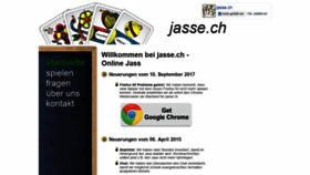 What Jasse.ch website looked like in 2019 (4 years ago)