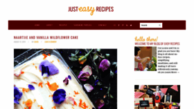 What Justeasyrecipes.co.za website looked like in 2019 (4 years ago)