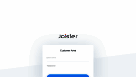 What Joister.com website looked like in 2019 (4 years ago)